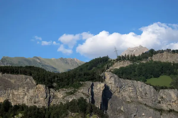 Невероятные Горные Пейзажи Время Путешествия Швейцарии 2020 — стоковое фото