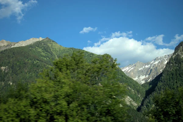 Unglaubliche Berglandschaft Während Einer Roadtrip Durch Die Schweiz 2020 — Stockfoto