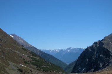 İsviçre 'de Fluelapass 27.5.2020