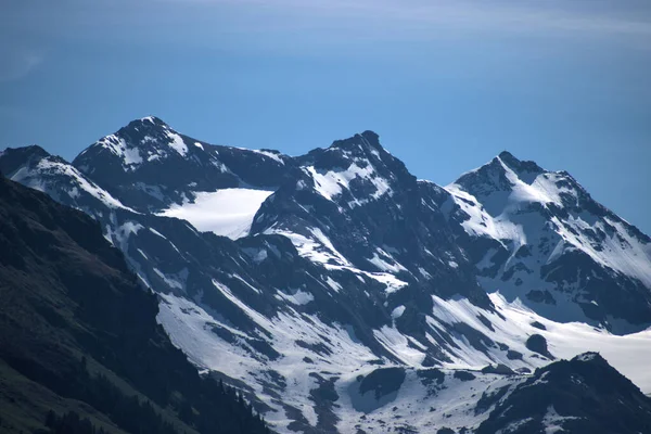 Panorama Camino Davos Suiza 2020 —  Fotos de Stock