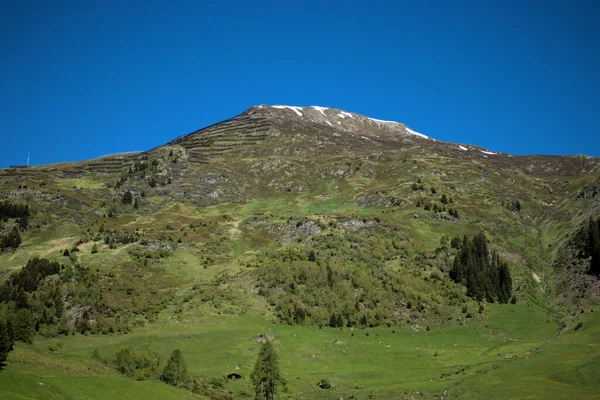 Vista Montanha Davos Suíça 2020 — Fotografia de Stock