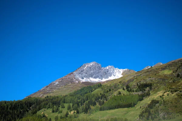 Vue Sur Montagne Davos Suisse 2020 — Photo