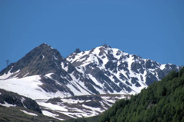Paisagem Alpina Celestial Engadine Suíça 2020 — Fotografia de Stock