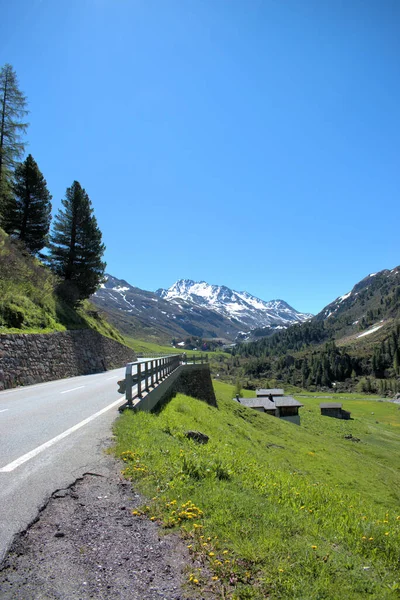 Scenery Fluelapass Switzerland 2020 — Stock Photo, Image