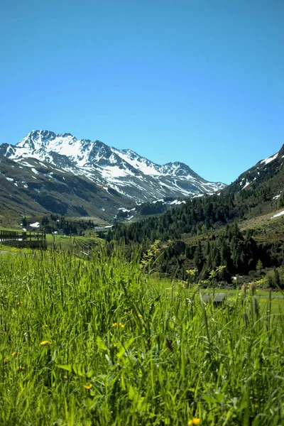 Landschap Van Fluelapass Zwitserland 2020 — Stockfoto