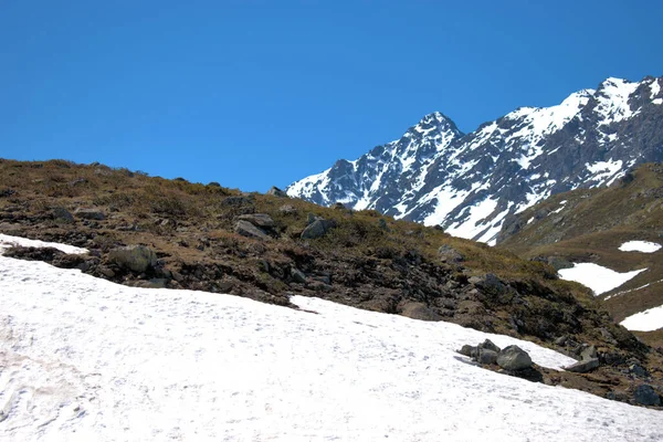 Landskap Från Fluelapass Schweiz 2020 — Stockfoto