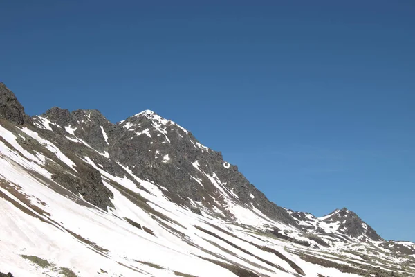 Viagem Carro Pela Fluelapass Suíça 2020 — Fotografia de Stock