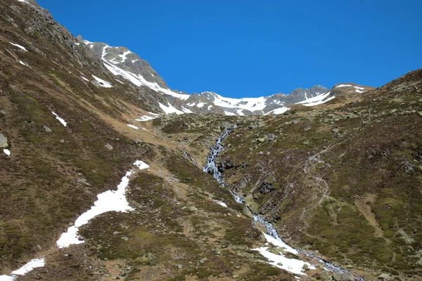 Fluelapass Suíça 2020 — Fotografia de Stock