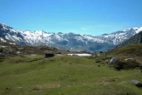 Julierpass Sviçre Muhteşem Dağ Manzarası 2020 — Stok fotoğraf