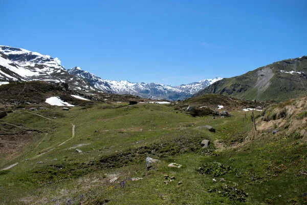 Julierpass Στην Ελβετία Καταπληκτικό Πανόραμα Βουνό 2020 — Φωτογραφία Αρχείου