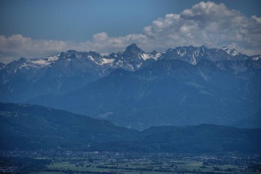 Appenzell, İsviçre 'deki inanılmaz dağ manzarası 1.6.2020
