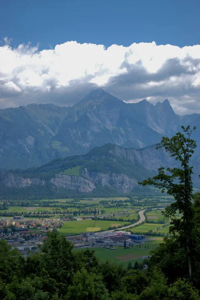 Uitzicht Vanaf Walenstadtberg Zwitserland 2020 — Stockfoto