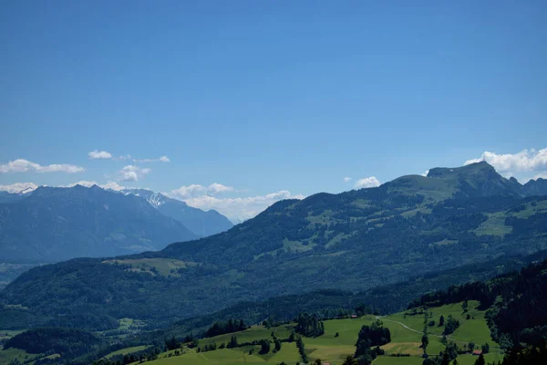 Cenário Montanhoso Incrível Appenzell Suíça 2020 — Fotografia de Stock