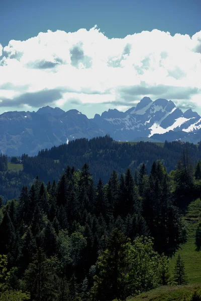 Increíble Paisaje Montaña Appenzell Suiza 2020 —  Fotos de Stock