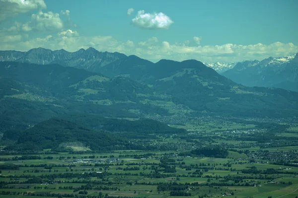 Bergpanorama Appenzell Zwitserland 2020 — Stockfoto