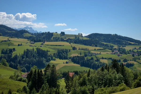 Vidéki Tájak Svájci Appenzellben 2020 — Stock Fotó