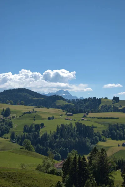 Bergpanorama Appenzell Der Schweiz 2020 — Stockfoto