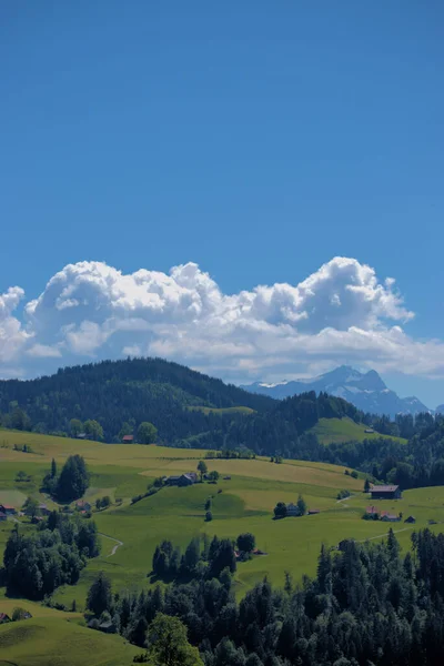 Horské Panorama Appenzellu Švýcarsku 2020 — Stock fotografie