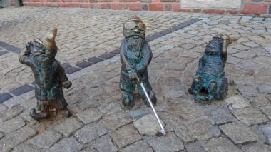 Polonya Wroclaw - cüceler ve kiliseler, güzel mimari