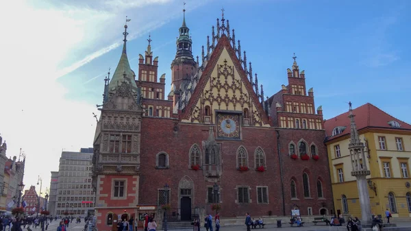 Poland Wroclaw Gnomes Churches Beautiful Architecture — Stock Photo, Image