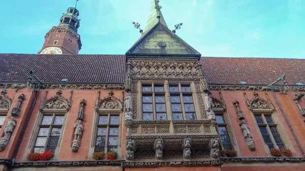 Polen Wroclaw Zwerge Und Kirchen Schöne Architektur — Stockfoto