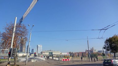 Vilnius, Litvanya güzel sonbahar mimarisi