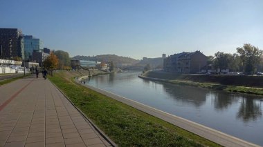Vilnius, Litvanya güzel sonbahar mimarisi