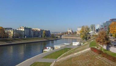 Vilnius, Litvanya güzel sonbahar mimarisi