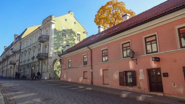 Vilnius, Litvanya güzel sonbahar mimarisi