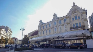 Vilnius, Litvanya güzel sonbahar mimarisi