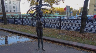 Minsk, Beyaz Rusya, bir sermaye olduğunu sonbahar
