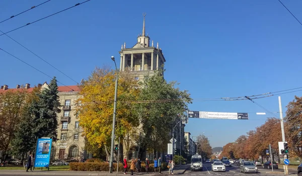 Architektura Krásného Podzimu Vilnius Litva — Stock fotografie