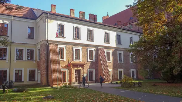 Architectuur Van Prachtige Herfst Vilnius Litouwen — Stockfoto