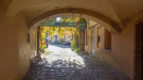 Architektur Von Vilnius Litauen Schönen Herbst — Stockfoto