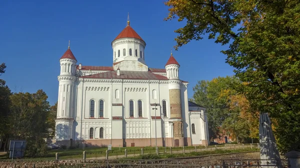 Architektura Piękne Jesienne Wilno Litwa — Zdjęcie stockowe