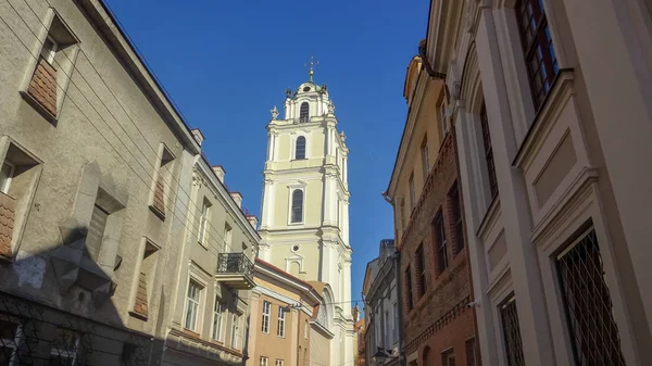 Architettura Vilnius Lituania Bellissimo Autunno — Foto Stock