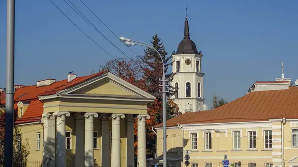 Vilnius Litvanya Güzel Sonbahar Mimarisi — Stok fotoğraf