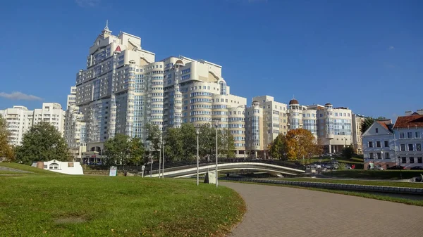 Minsk Una Capitale Della Bielorussia Autunno — Foto Stock