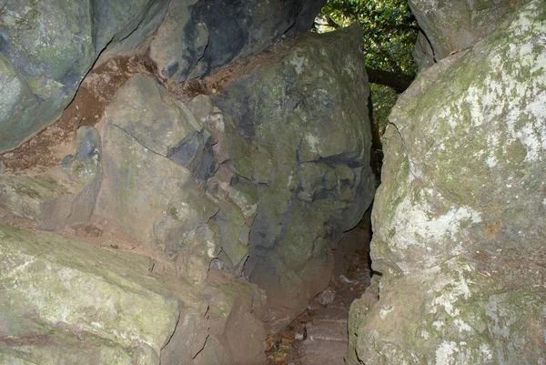 Levada Furada Ribeiro Frio Portela Pr11 Madère Portugal Île — Photo