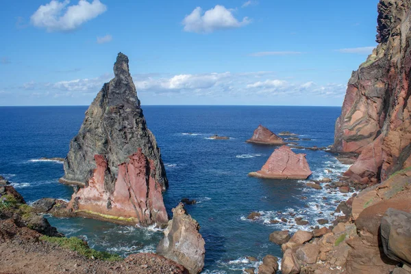 Cabo Sao Lorenco Est Des Beaux Caps Madère Portugal Est — Photo