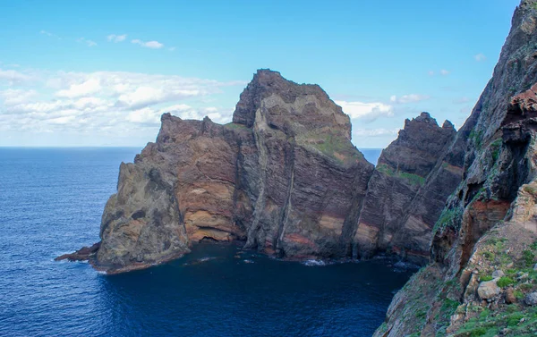 Cabo Sao Lorenco Est Des Beaux Caps Madère Portugal Est — Photo