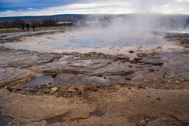 İzlanda ve muhteşem İzlanda doğa ve manzara
