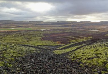 İzlanda ve muhteşem İzlanda doğa ve manzara