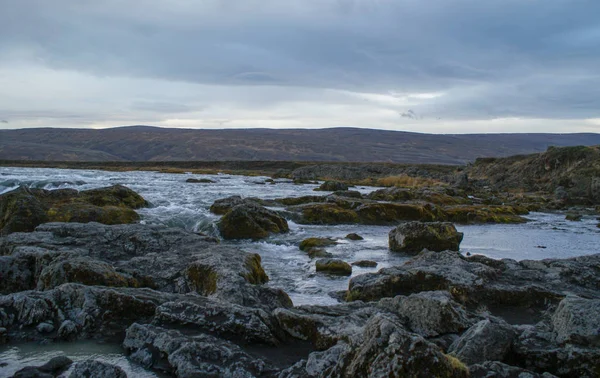 Islândia e incrível natureza icelandic e paisagens — Fotografia de Stock