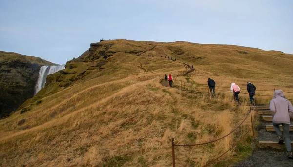 Islândia e incrível natureza icelandic e paisagens — Fotografia de Stock