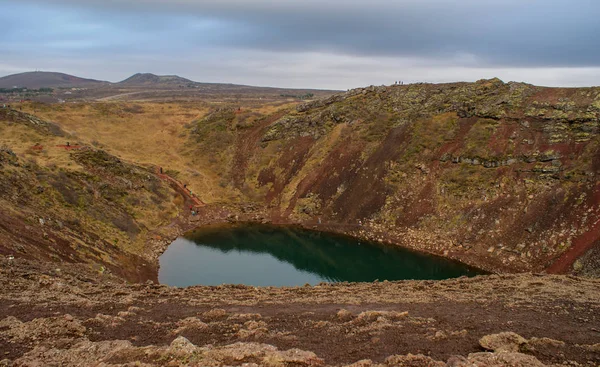 Islandia y asombrosa naturaleza y paisajes icelandic — Foto de Stock