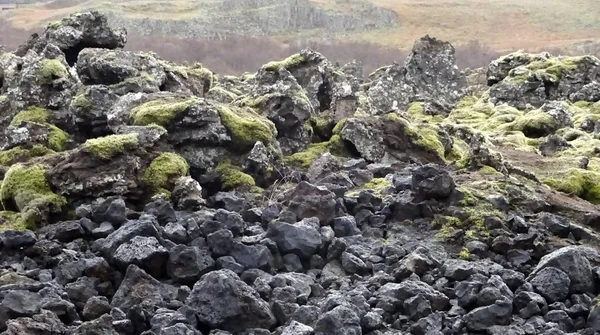 Islanda e sorprendente natura e paesaggi ghiacciati — Foto Stock