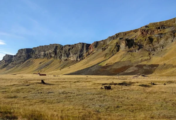 İzlanda ve muhteşem İzlanda doğa ve manzara — Stok fotoğraf