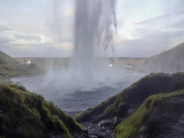 Islandia y asombrosa naturaleza y paisajes icelandic — Foto de Stock