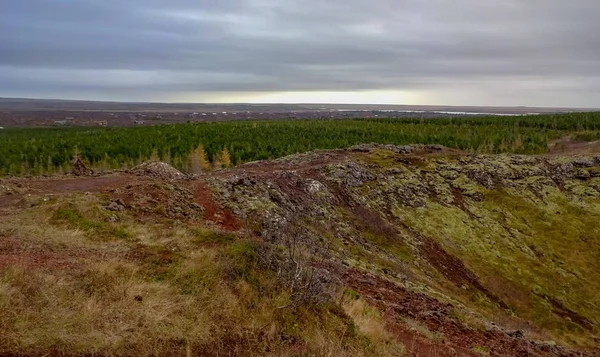 Island a úžasná Islandská příroda a krajina — Stock fotografie